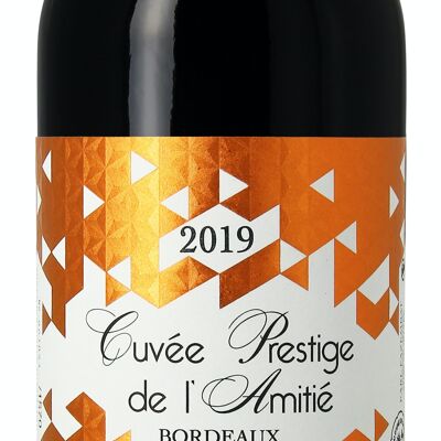 Prestige cuvée de la amistad, AOC rojo burdeos