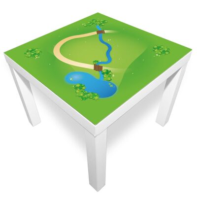 Tapis de jeu - Petit paysage avec un ruisseau