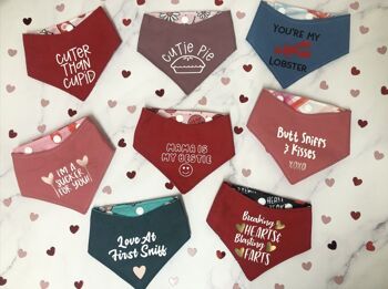 Lot de bandanas faits à la main Lucky Dip - Saint Valentin 1