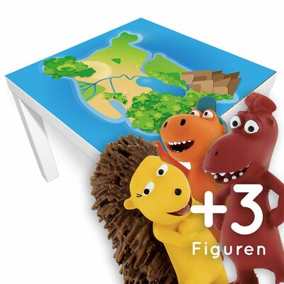Spielmatte - Kleiner Drache Kokosnuss Dracheninsel inklusive Figuren