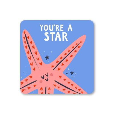 Starfish Coaster Pack of 6