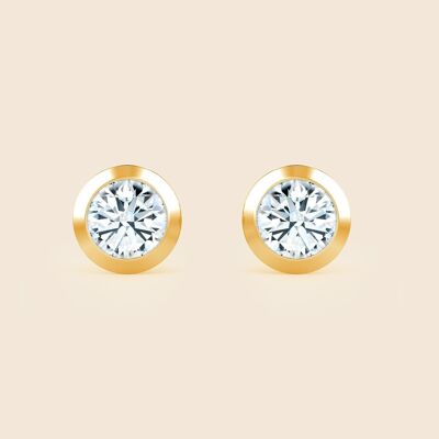 Iris Bezel Stecker - 14k Gold