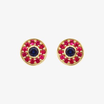 Jodhpur Evil Eye Stud Earrings