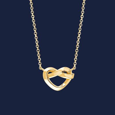 Knotted Heart Kette