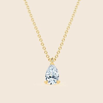 Pear Lily Kette - 14k Gold