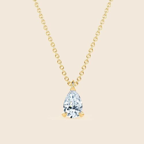 Pear Lily Kette - 18k Gold