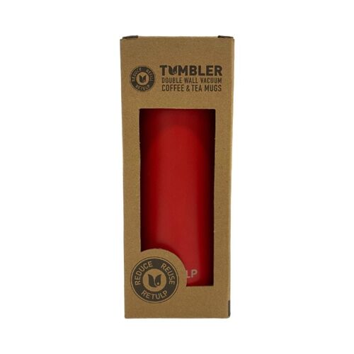Sustainable Tumbler Hot Red - Retulp insulated coffee mug to go