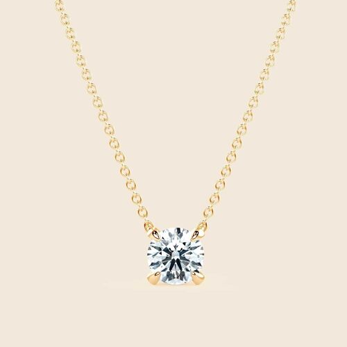 Round Lily Kette - 18k Gold