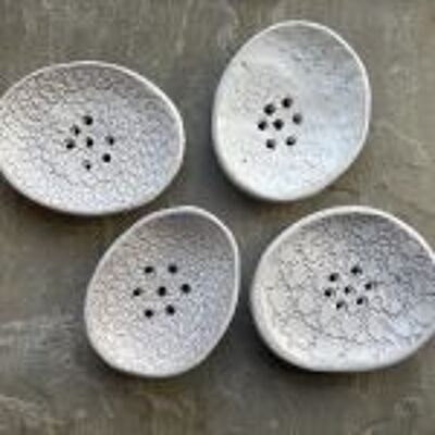 Ceramic Lace Soap Dish