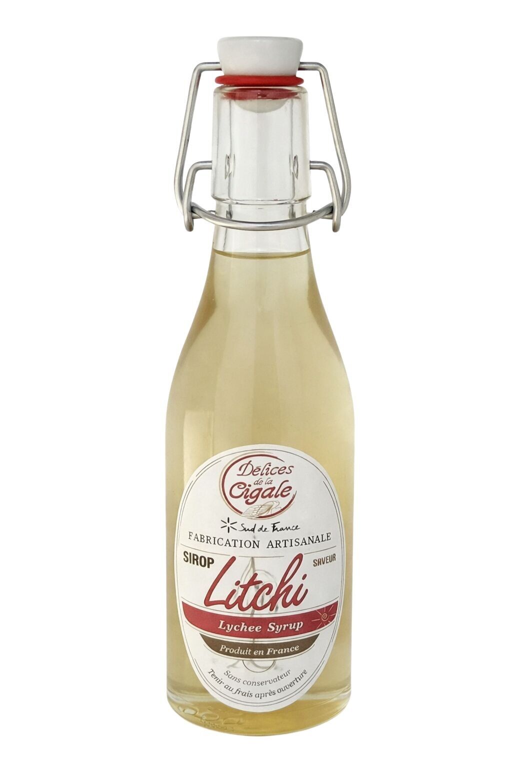 Artisanal Lychee Syrup 25cl - Made in the South of France