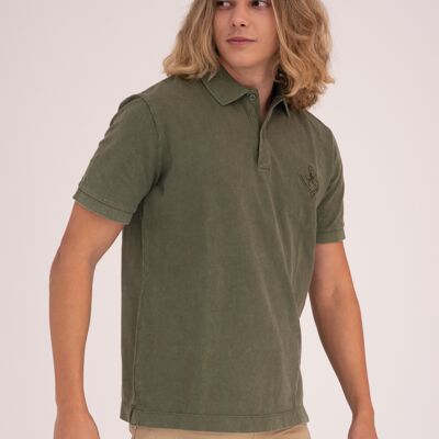 Trinity green vintage polo shirt