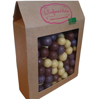 Kraft box of cereal balls - 170 gr - organic