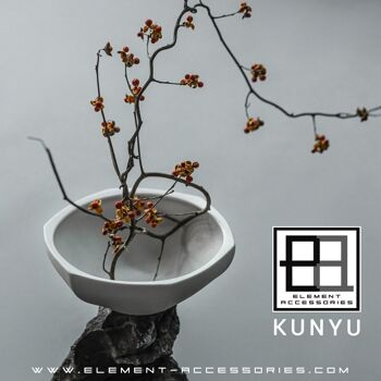 Bol de style asiatique moderne, design et finition haut de gamme, KUNYU30WH 4