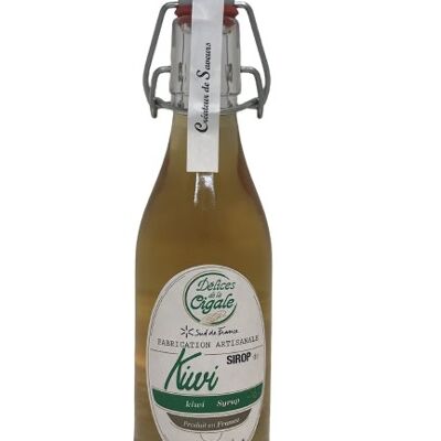 Handgemachter Kiwi-Sirup 25 cl