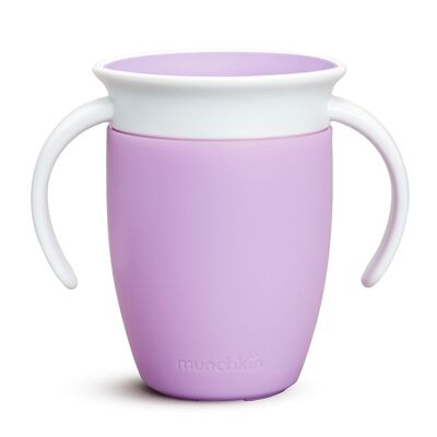 Miracle 360º anti-drip mug with handles 200ml - Lilac