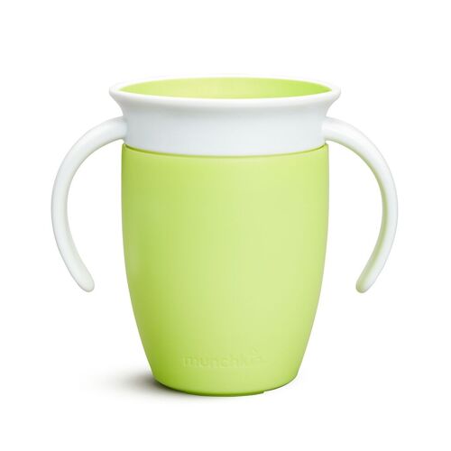 Taza antigoteo Miracle 360º con asas 200ml - Verde