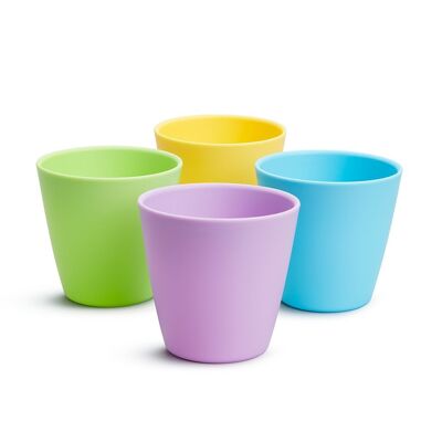 Pack vasos multicolor modern 230ml (4 ud.)