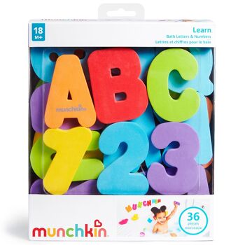 Lettres et chiffres pour jouets de bain 2