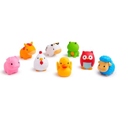 Jouet de bain Little Animals Farm lance-gicleurs (8 unités)