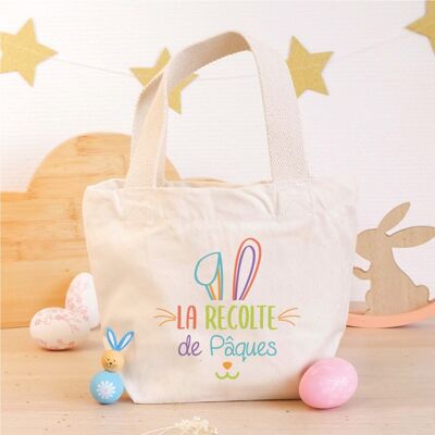 Small Organic Cotton Easter Tote Bag - The Easter Harvest