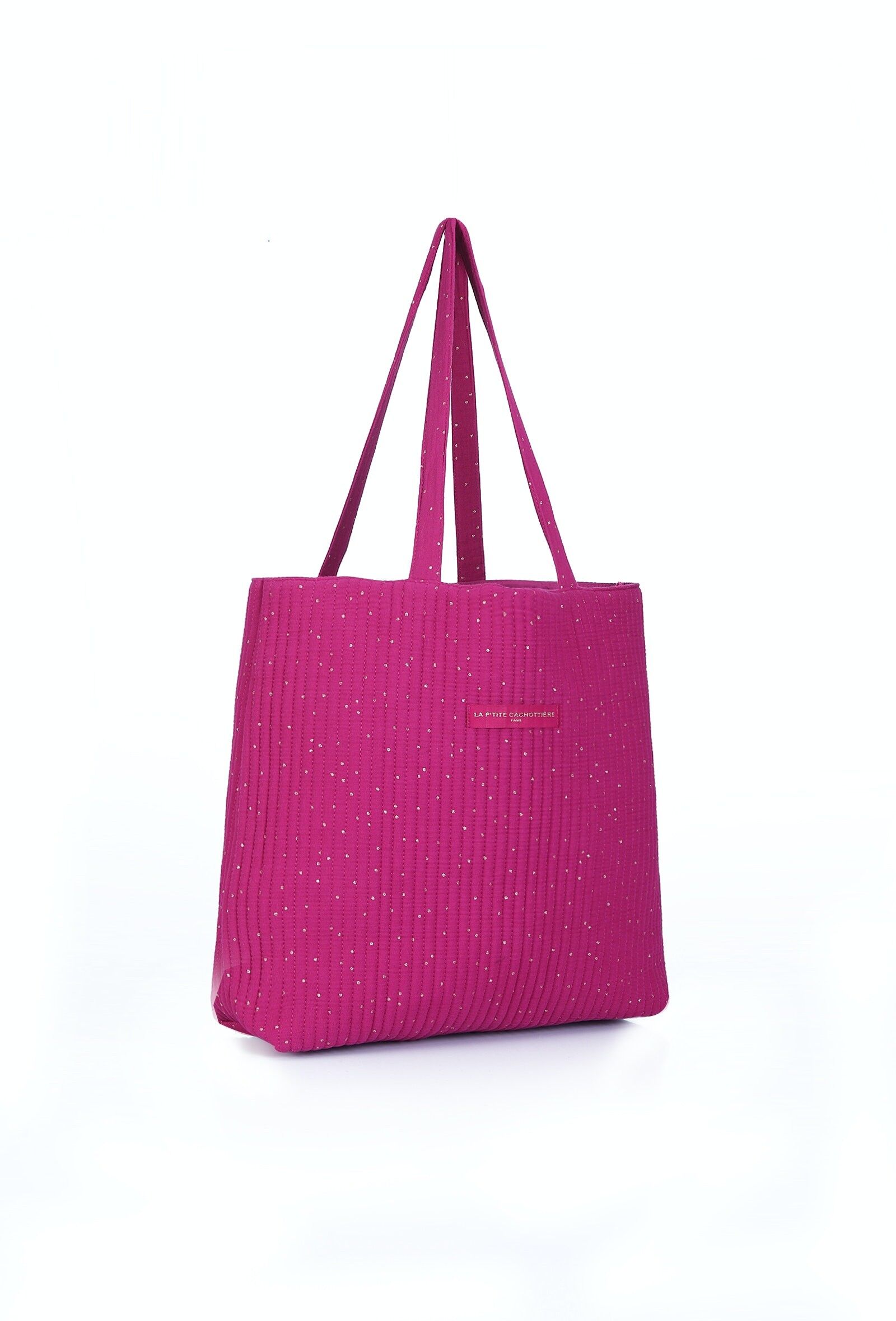 Polka dot store tote bags wholesale