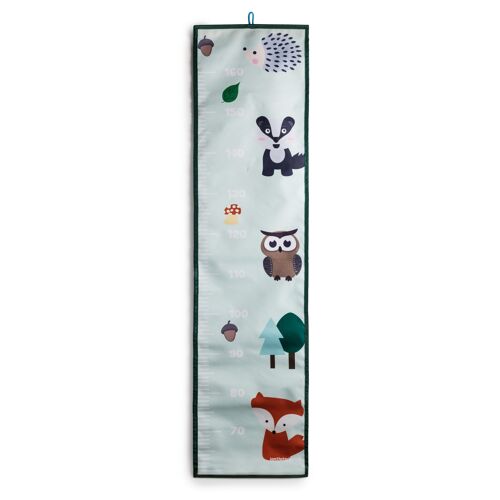 HANGING FABRIC GROWTHCHART- Happy forest