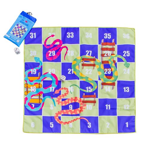 GIGANTIC FLOOR BOARD GAME-SNAKES AND LADDERS