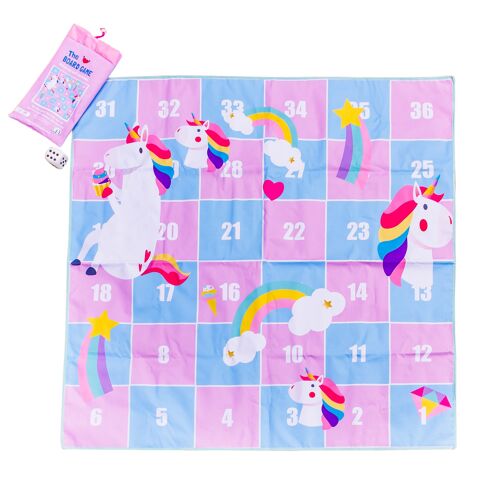 GIGANTIC FLOOR BOARD GAME-UNICORNS AND RAINBOWS