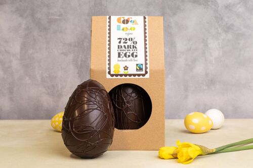 Products 72% Dark Chocolate Easter Egg – 6 x 225g