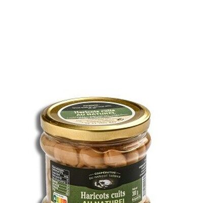 Haricots Tarbais cuits au Naturel 380 GR