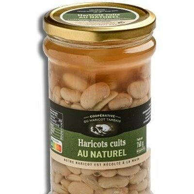 Tarbais beans cooked naturally 760 GR