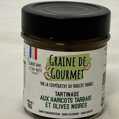 Tartinade - Haricot Tarbais Olives noires 110 GR BIO
