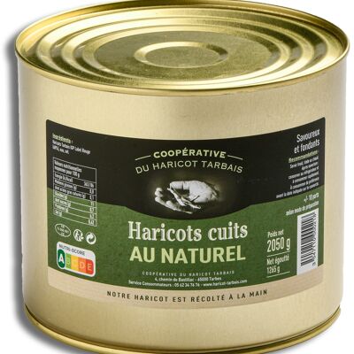 Haricots Tarbais cuits au Naturel 1,265 KG