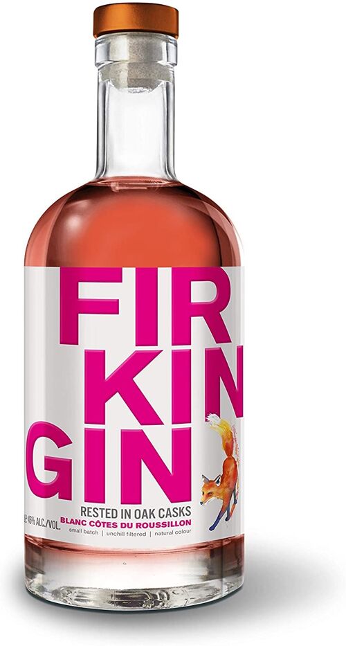 Firkin Gin Red Wine Cask, Cotes Du Roussillon, 70cl