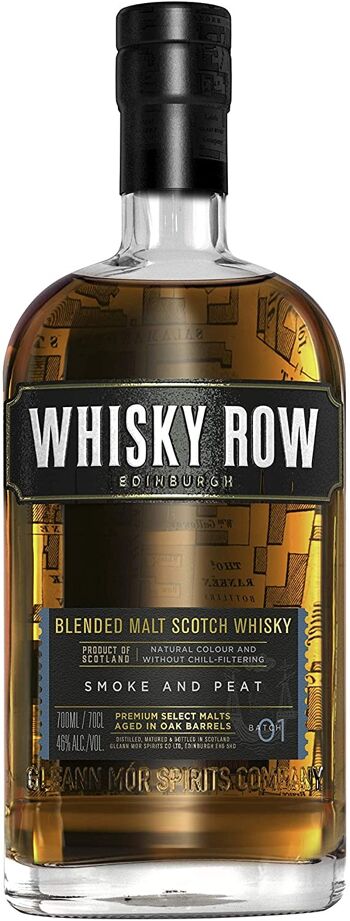 Whisky Row, Fumée et Tourbe, Blended Scotch Malt Whisky 70cl