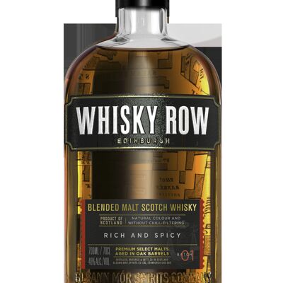 Whisky Row, Rich and Spicy, Whisky escocés de malta mezclado 70cl