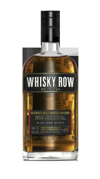 Whisky Row, Riche et Épicé, Blended Scotch Malt Whisky 70cl