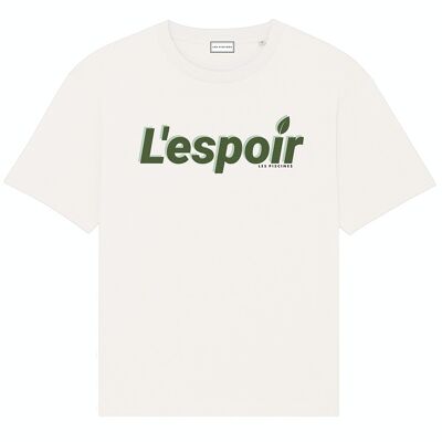 Unisex-T-Shirt mit „L’espoir“-Aufdruck