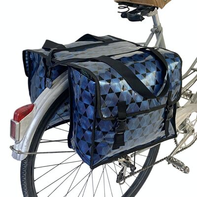 Borsa da bici - blu notte e nero