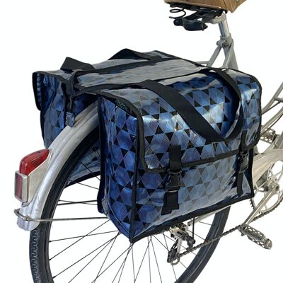 Fahrradtasche - nachtblau&schwarz