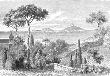 Papier Peint Panoramique Gravure - Sicile 2