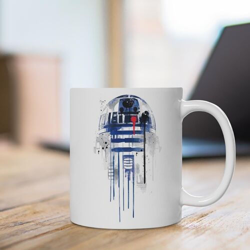 Taza pintada pop R2D2