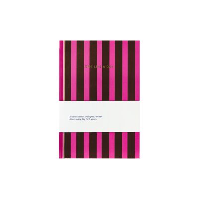 A-Journal One line a day Journal - Stripes