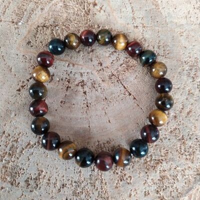 Tiger, bull and falcon mix bracelet