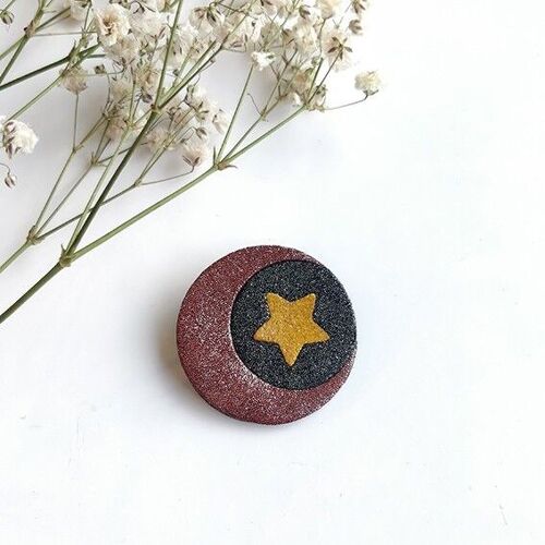 Broche moon