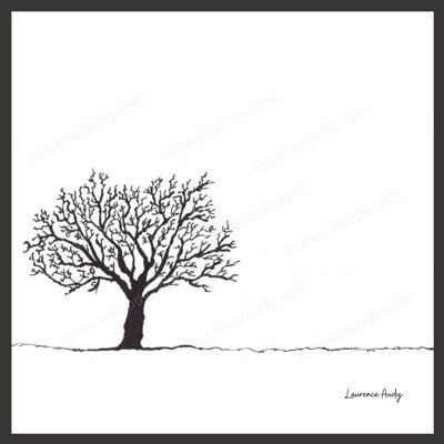 MARCO O CARTEL DIBUJO POÉTICO ÁRBOL N°01