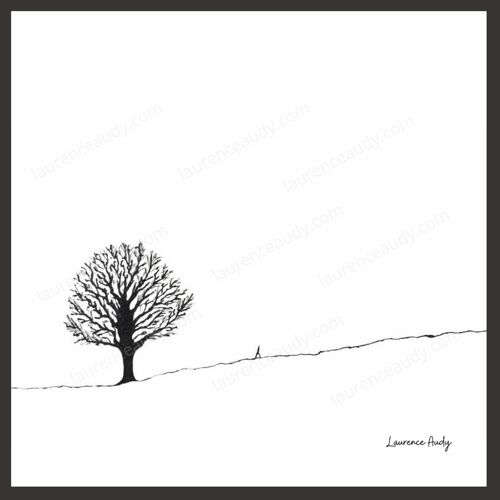 AFFICHE DESSIN POETIQUE ARBRE N°04