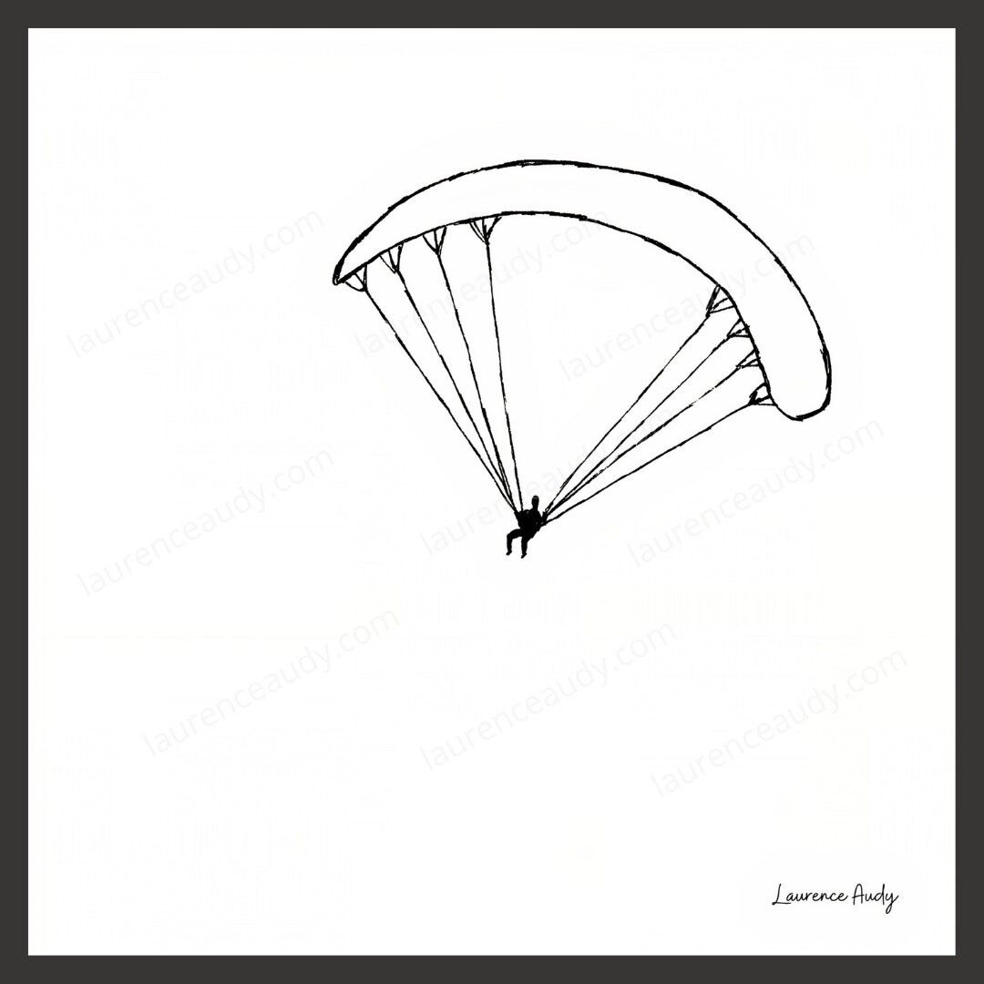 CORNICE O POSTER PARAPENDIO POETICO DISEGNO N°01