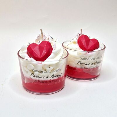 Red Candy Apple Gourmet Candle