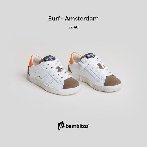 SURF - Amsterdam (casual sneakers with zipper on the inside)
